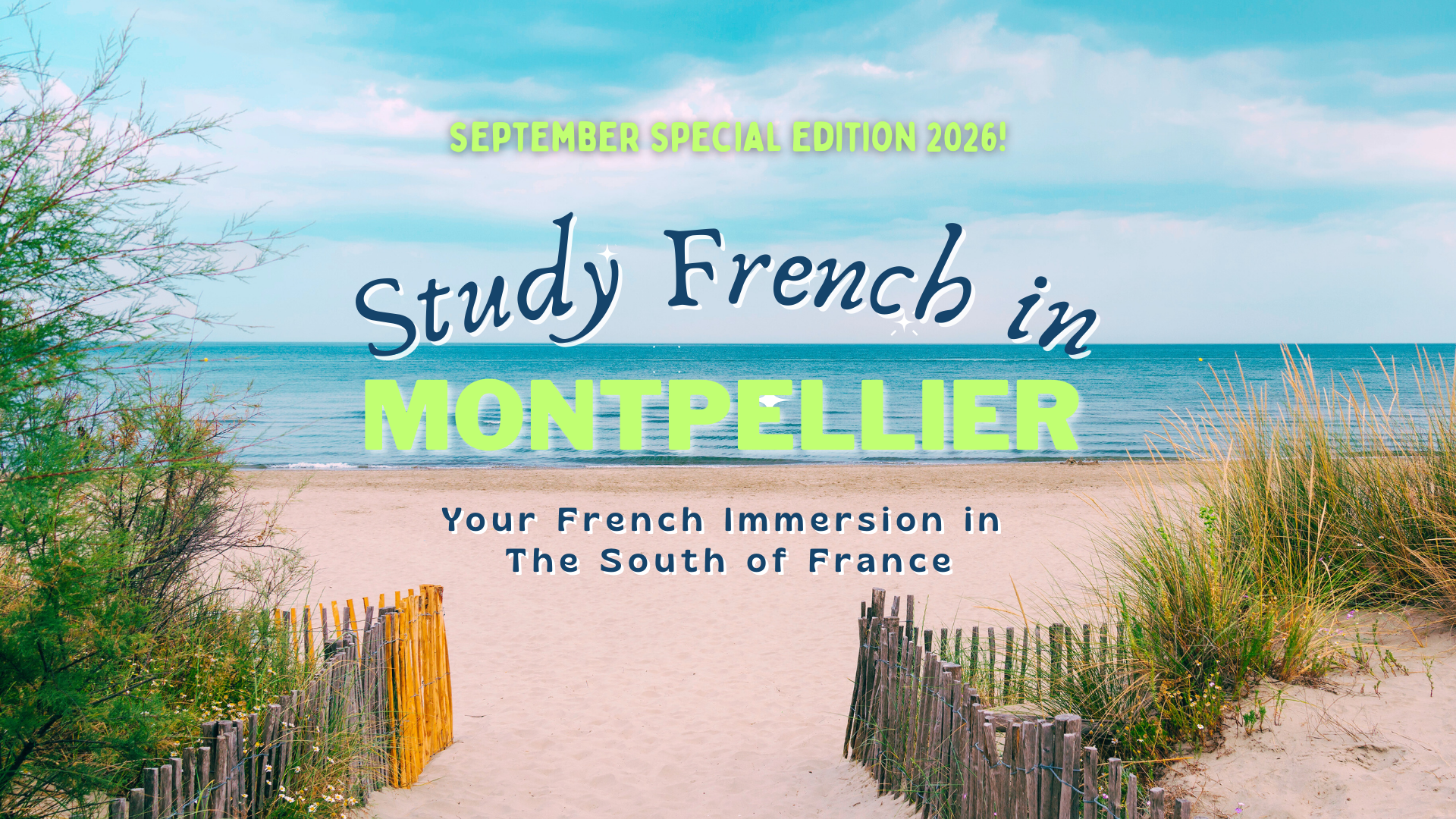 Séjour linguistique Montpellier - 27th to 3rd October 2026