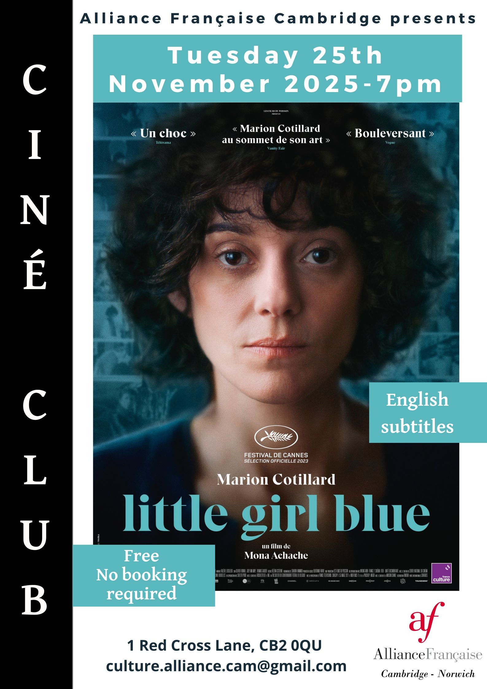 French Ciné Club - Little Girl Blue
