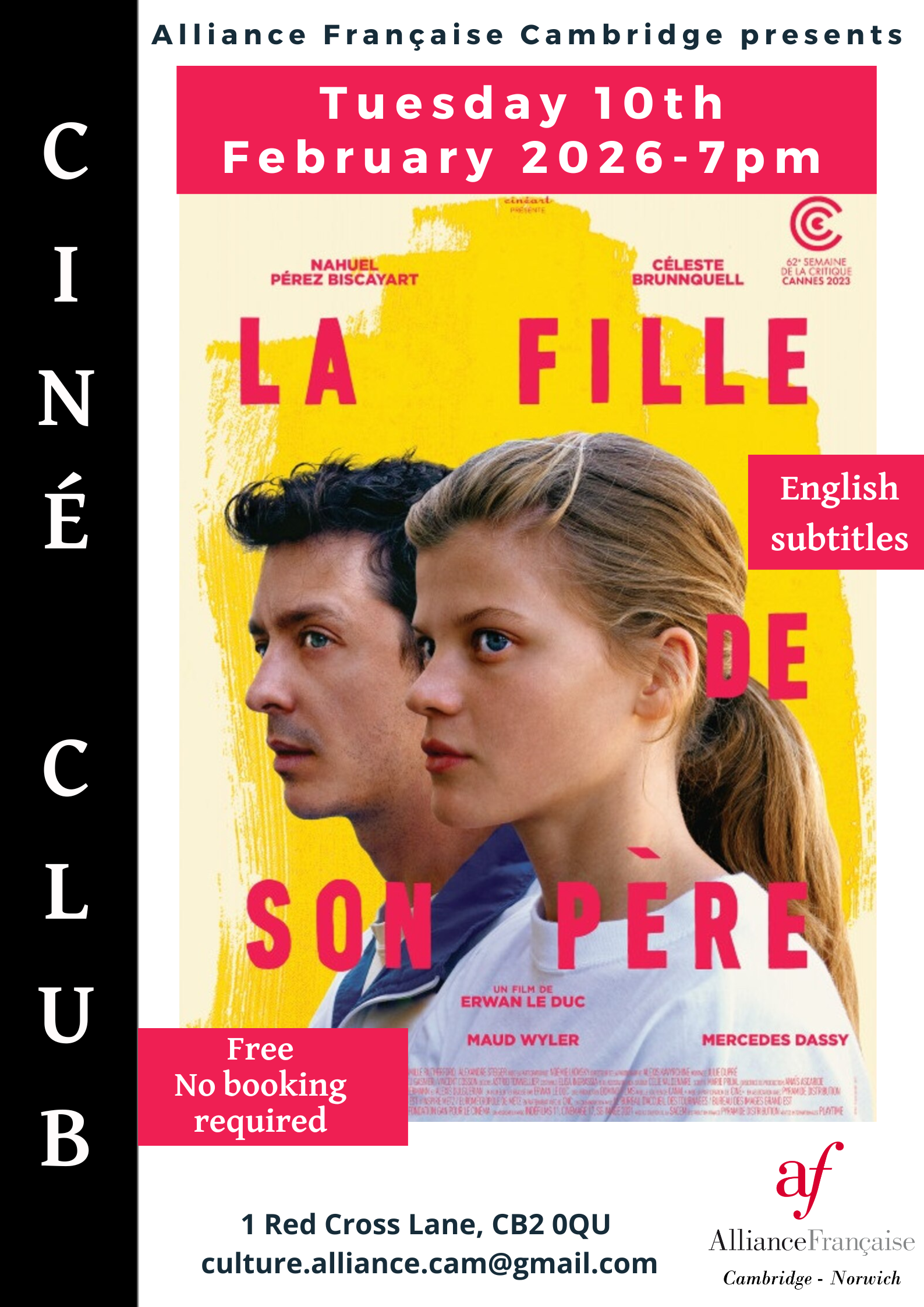 French Ciné Club - La fille de son père (No Love Lost)