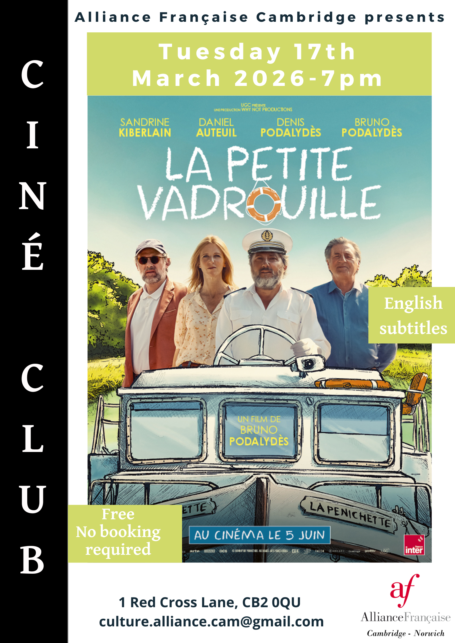 French Ciné Club - La petite vadrouille (Love Boat)