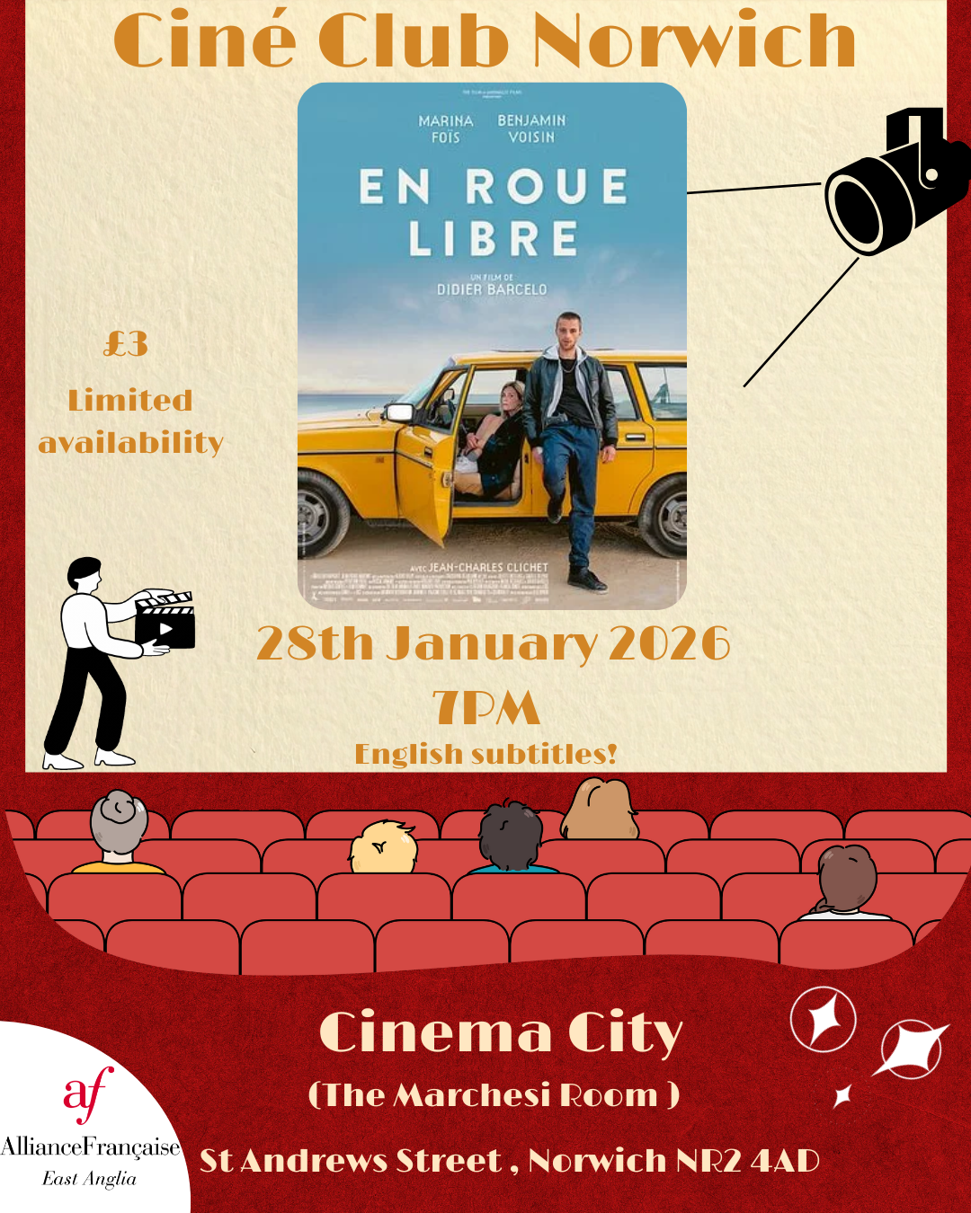 Cinema in Norwich - En Roue Libre