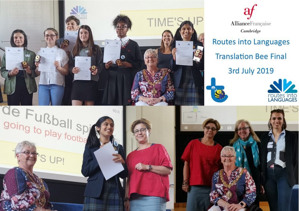 Routes into languages – July 2019