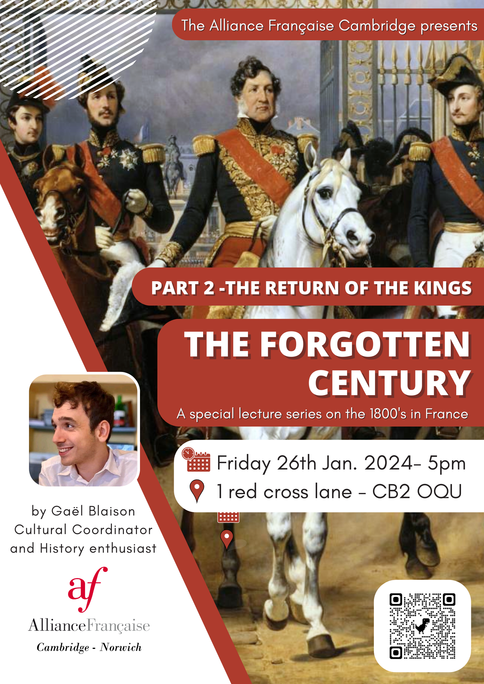 Talk - The forgotten century A special lecture series on the 1800's in France - PART 2