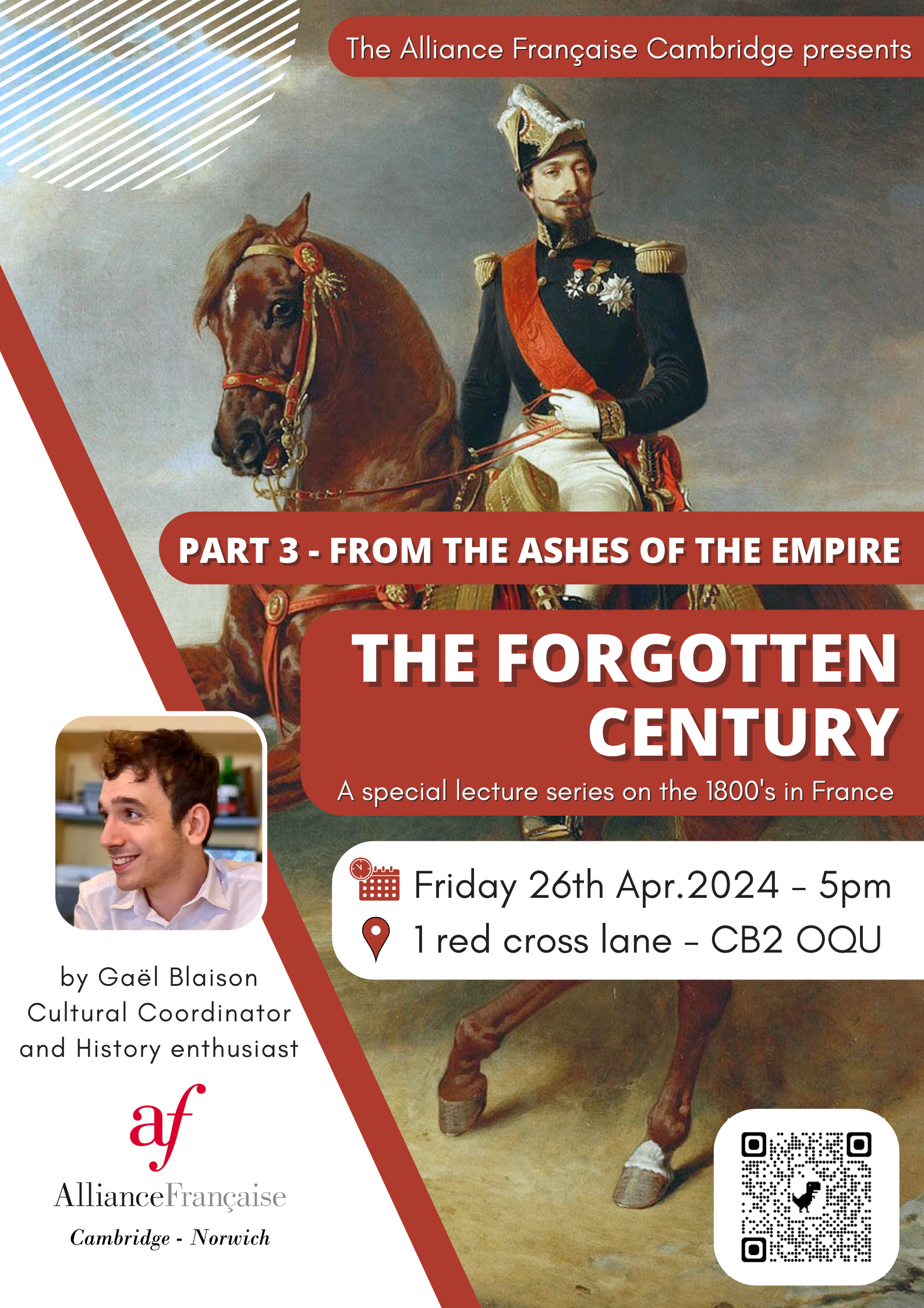 Talk - The forgotten century A special lecture series on the 1800's in France - part 3